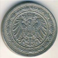 () Монета Германия (Империя) 1890 год 20  ""   Медь-Никель  UNC