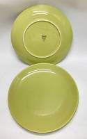 Тарелки столовые ИКЕА зелёные, Румыния, 3 шт