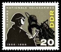 (1966-011) Марка Германия (ГДР) "Промышленность"    Народная Армия ГДР III Θ