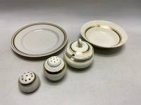 Набор фарфора позолота 5 предметов