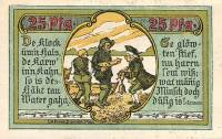 (№1922) Банкнота Германия 1922 год "25 Pfennig"