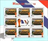 (№1998-6197) Лист марок Гайана 1998 год "Бразилия", Гашеный