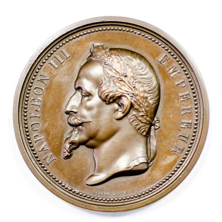 () Монета Франция 1866 год   &quot;&quot;   Серебрение  UNC