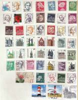 Смесь годов--  Набор марок Германия (ФРГ) 50 шт.  Гашёные , II Θ