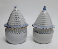 Баночки для специй, Бронницкий фарфор. завод, СССР, есть сколы (см. фото)