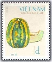 (1970-030) Марка Вьетнам "Тыква"   Бахчевые культуры III Θ