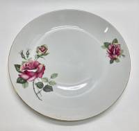 Блюдо сервировочное розы, Чехословакия