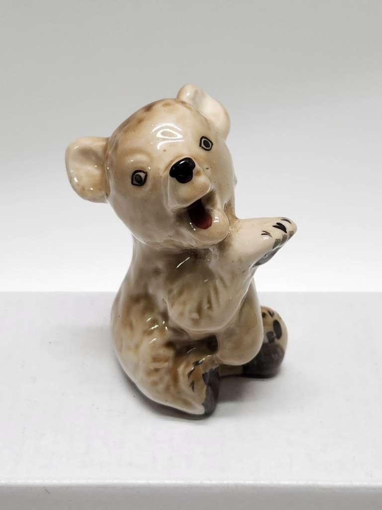 Статуэтка Медвежонок ЛФЗ высота 7,5 см