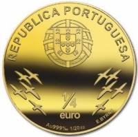 (№2014) Монета Португалия 2014 год frac14; Euro (Фернанду Пессоа)