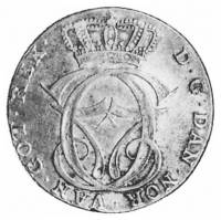 (№1767km244) Монета Норвегия 1767 год 1 Speciedaler