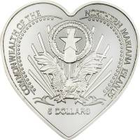 () Монета Северные Марианские Острова 2005 год 5  ""   Биметалл (Серебро - Ниобиум)  UNC