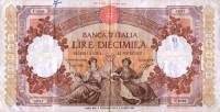 (№1961P-89d.2) Банкнота Италия 1961 год "10,000 Lire"