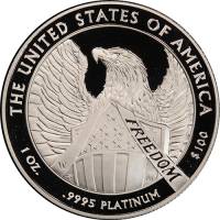 (2007w) Монета США 2007 год 100 долларов    AU