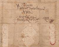 (,) Банкнота Швеция 1666 год 50 крон    UNC