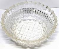 Салатник, хрусталь, 9*23,5см., есть сколы, СССР (сост. на фото)