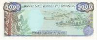 (,) Банкнота Руанда 1988 год 5 000 франков "Девушка с корзиной"   UNC