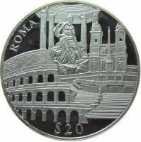 () Монета Либерия 2000 год 20  ""    AU