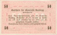 (№1920) Банкнота Австрия 1920 год "50 Heller"