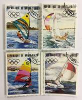 --  Набор марок Верхняя Вольта 4 шт.  Гашёные , III Θ