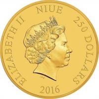 () Монета Остров Ниуэ 2016 год 1 доллар ""   AU