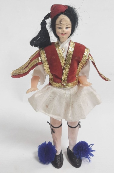 Кукла "Арлекин", пластик (сост. на фото)