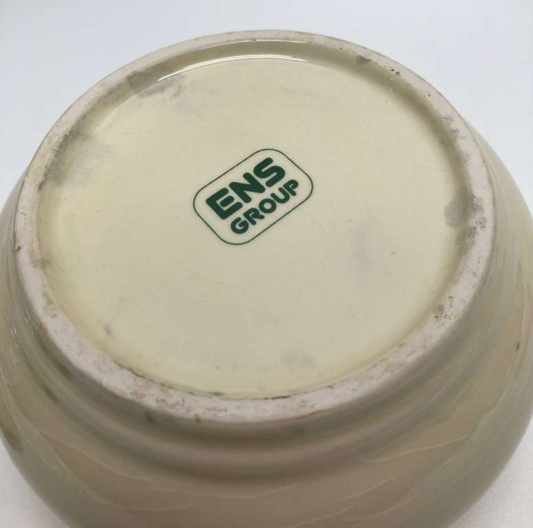 Банка с крышкой, керамика, ENS Group