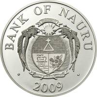 () Монета Остров Науру 2009 год 1 доллар ""   AU