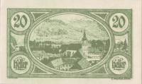 (№1920) Банкнота Австрия 1920 год "20 Heller"