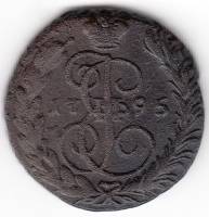 (1795, ЕМ) Монета Россия 1795 год 1 копейка   Медь  XF