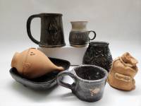 Пивная кружка чашка свеча перечница блюдо для мелочей керамика стекло 7 предметов