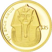 () Монета Либерия 2000 год 25  ""    AU