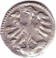 (№1495) Монета Литва 1495 год 1 Pinigelis