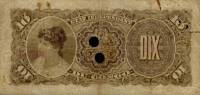 (№1896P-1b) Банкнота Конго Бельгийское 1896 год "10 Francs"