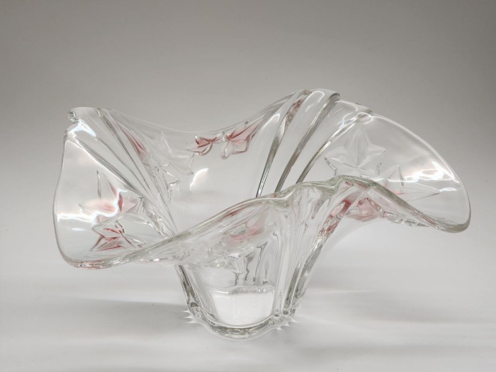 Ваза фруктовница цветное стекло Walther Glas Германия