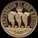 (№2003km456) Монета Сан-Марино 2003 год 50 Euro (Капелла дельи Скровеньи)