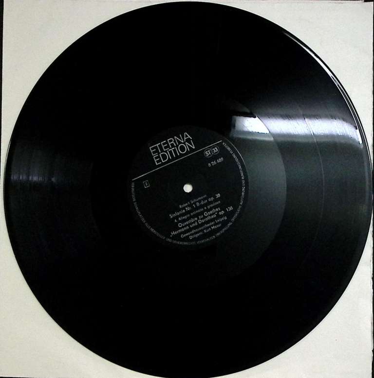 Пластинка виниловая Р. Шуман Sinfonie Nr.1 В-dur ETERNA 300 мм. Near mint
