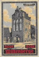 (№1921) Банкнота Германия 1921 год "50 Pfennig"