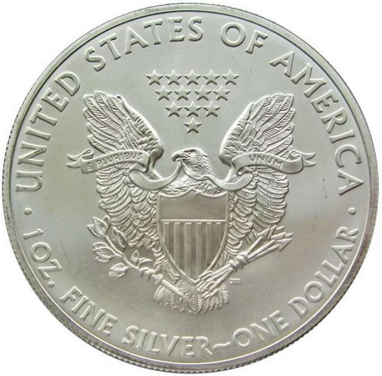 (2013sw) Монета США 2013 год 1 доллар &quot;Шагающая Свобода&quot;  Серебро Ag 999  UNC
