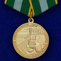 Медаль Россия "За преобразование Нечерноземья РСФСР"  в блистере