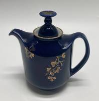 Чайник заварочный кобальт, позолота, Возрождение