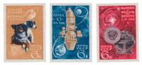 (1966-072-74) Серия Набор марок (3 шт) СССР    Освоение космоса III O