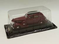 Модель авто 1:43 ЗИС 101А вишневый в блистере Amercom без журнала