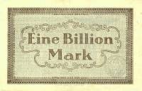 (№1923P-S1294) Банкнота Германия 1923 год "1,000,000,000,000 Mark"