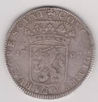 (№1695km63.2) Монета Нидерланды 1695 год 1 Silver Dukat (50 Stuyver)