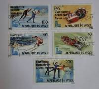 -- Набор марок Республика Нигер 5 шт.  Гашёные , III Θ