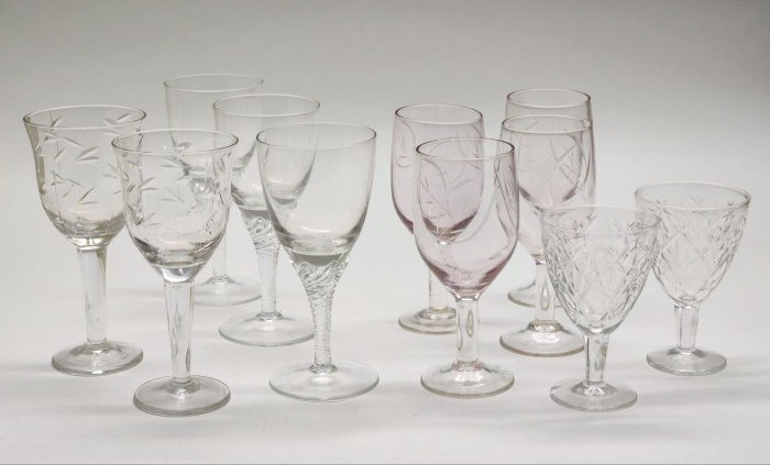 Рюмки 11 штук хрусталь СССР