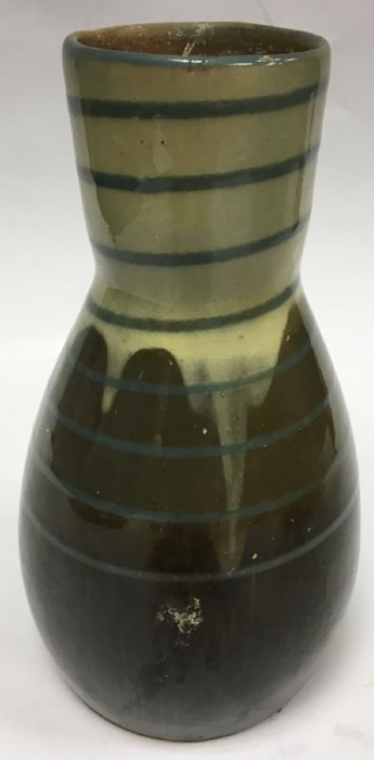 Вазочка, Керамика, Эмаль 14 см. (сост. на фото)