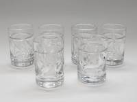 Стопки толстое стекло алмазная резка CCCР 6 шт