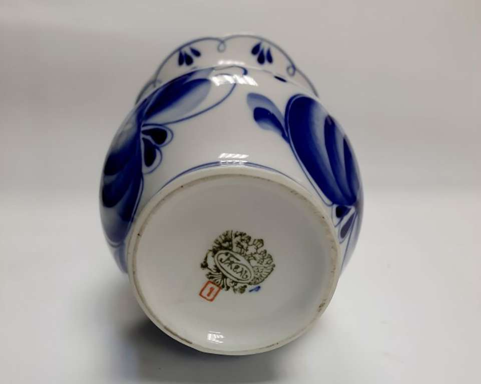 Ваза, фарфор, гжель