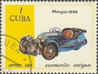(1984-088) Марка Куба "Морган 1909"    Автомобили III Θ
